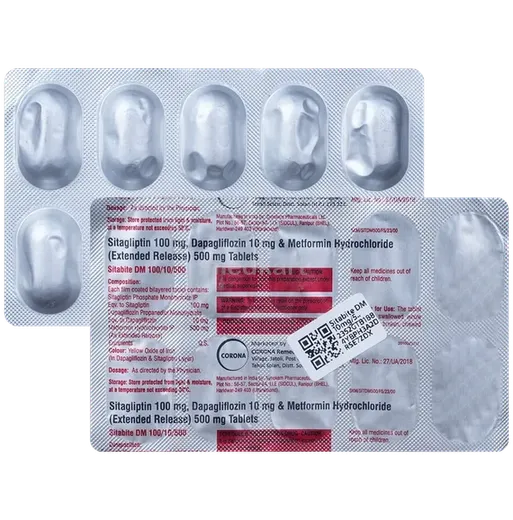 sitabite m 100/500mg tablet 10's